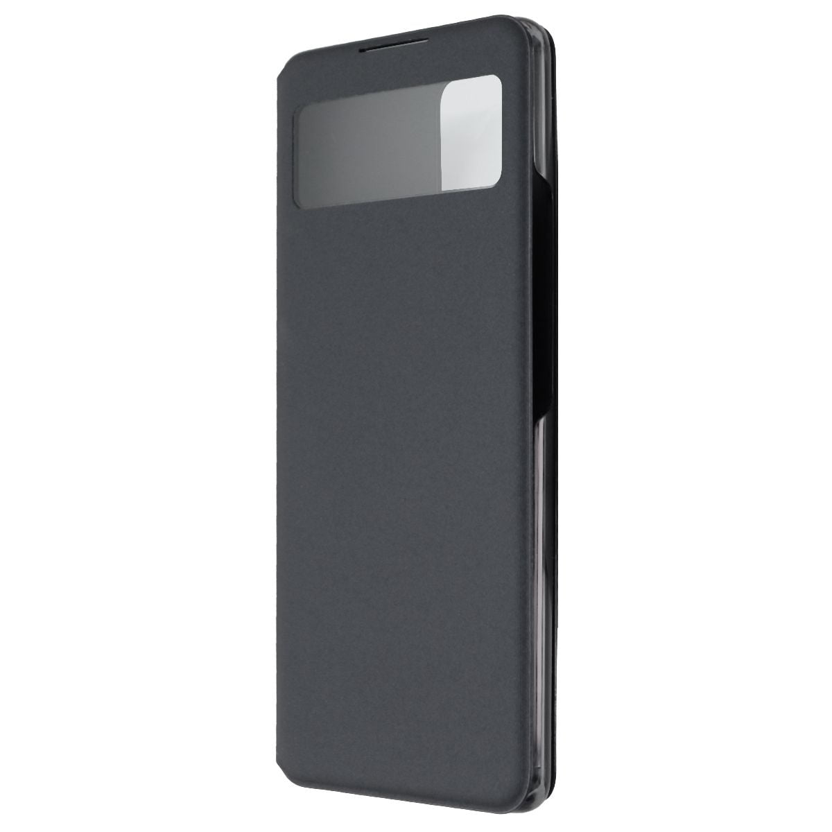 Samsung Galaxy A42 5G S View 財布カバー スマートセンサー 隠しポケット 全面保護 洗練されたデザイン ブラック　並行輸入品