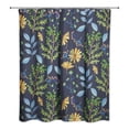 thumbnail image 2 of Creative Products Spring Flowers Navy 71 x 74 Shower Curtain, 2 of 2