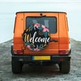 thumbnail image 6 of Gaeub Floral Welcome Sign 14-17in Tire Cover, Spare Tire Cover, for Camper Caravan, Trailer, Car, Truck, SUV, Jeep-, 6 of 6