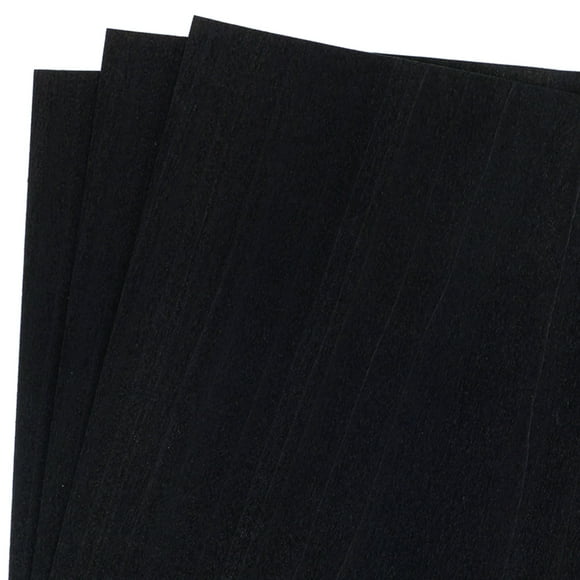 Dyed Black Veneer, 12" x 12", 3-Piece