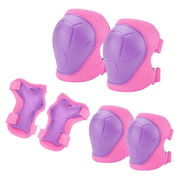 BESTSKY 2Pcs Kids Knee Pads, Lightweight Protective Gear for Scootering, Skateboarding, Biking, Anti-Collision Safety Pads for Outdoor Sports, Pink