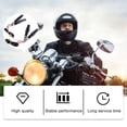 thumbnail image 2 of Miangastore 4pcs LED Durable Universal Motorcycle Turn Signal Motorbike Lamp (Black), 2 of 8