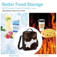 thumbnail image 4 of Rustic Ranch Cow Print Lunch Bag Women Thermal Cooler Insulated Lunch Boxes for Adult Office, 4 of 6