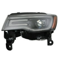 SEBLAFF Left Headlight For 2019-2021 Jeep Grand Cherokee Black HID/Xenon LED