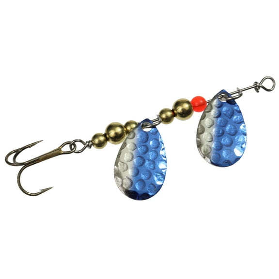 Thomas Double Spinn 1/6oz 2.5'' Silver/Blue