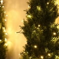 thumbnail image 4 of 5ft Artificial Cedar Topiary Trees for Outdoors, Fake Cypress Plants with Solar Light String, Faux uv resistant Plants for Home Front Porch Decor, Housewarming Gift, 4 of 9