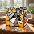 thumbnail image 5 of Stained Glass Style Acrylic Plant Pot, Flower Pot with Drainage Hole, Flower Puppy Planter Pot, Cute Succulent Pot, Plant Lover Gift, 5 of 5
