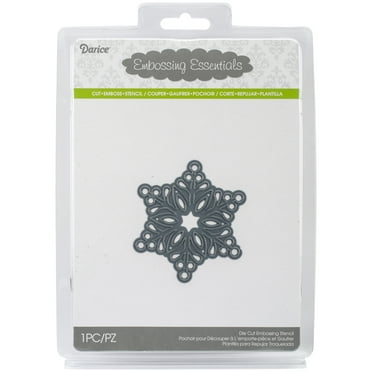 Darice Embossing Essentials Die – Snowman With Hat, 2.67x3.93 Inches, For Card Making & Paper Crafts