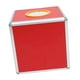 thumbnail image 5 of Urna para boletas, urna para lotería, suministros para rifa, cuadrada, multifuncional, roja, para la comunidad, para guardar boletos, caja para juegos 30 centímetros, 5 of 10