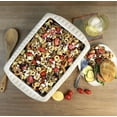 thumbnail image 3 of Foil Decor White –Foil Pan Carrier for Serving 9"x13"x2" Foil Pan Heat Resistant Handles, 3 of 11