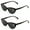 2 Black, variant on 2 Pairs of Women Cateye Outdoor Reading Sunglasses - Tinted Readers Glasses - Fully Magnified Lens