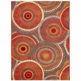 thumbnail image 1 of Liora Manne Marina Indoor Outdoor Area Rug, Circles Saffron, 4' 10" x 7' 6", 1 of 9