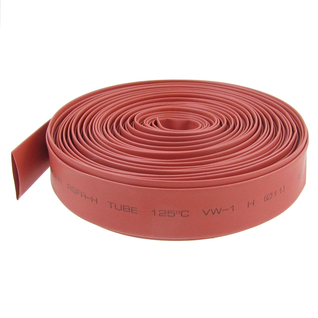 32.8Ft 10M Long 11mm Dia Red Polyolefin Heat Shrinkable Tube Sleeve