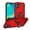 Red, variant on Dteck Case for iPhone 17,Military Grade Drop Impact Case 360 Metal Rotating Ring Kickstand Holder Armor Heavy Duty Shockproof Cover for iPhone 17 ,Gold