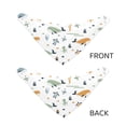 thumbnail image 3 of Naloa Sea Creatures Dog Bandana Large and Small-Dog Scarf Bib Handkerchief Accessories for Dogs and Cats(S-L)-Small, 3 of 5