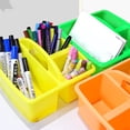 thumbnail image 4 of 6Pcs Stacking Craft Basket With Carrying Handle Multifunctional Organiser Storage Bin For School Office Art Accessories, 4 of 9
