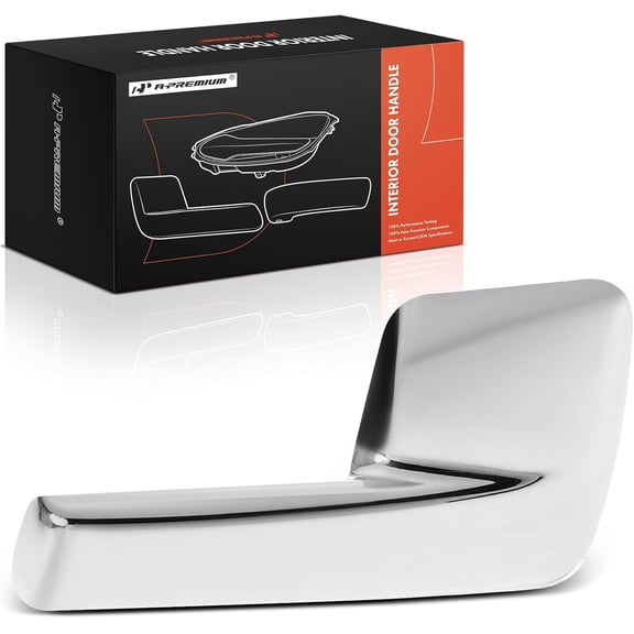 A-Premium Front or Rear Right Passenger Side Interior Door Handle Compatible with Ford Expedition 2005-2006, Chrome, Replace# 2L1Z-7821818-A, 5L1Z-7821818-AA