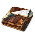 thumbnail image 3 of Vintage Western Cowboy Soft Cozy Warm, Lightweight And Plush Flannel Throw Blankets - Perfect for Couch, Bed, Travel, 3 of 8