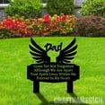 thumbnail image 2 of Craftnamesign Custom Dad Cross Memorial Metal Stake, Dad Remembrance Stake, Dad Loss Memorial, 2 of 4