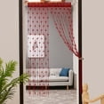 thumbnail image 3 of 1 Pack Glitter String Curtains 39x79 Inch Fringe Panels Room Divider Fly Screen for Home Décor Door Windows Wedding Party Hotel Living Room Doorways Restaurant, 3 of 3