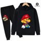 thumbnail image 1 of Ropa de Super Mario Bros para niños, 2-16T, novedad de 2024 Chándal estampado para niño y niña, traje de sudadera y pantalones, chándal para Adolescente, 1 of 1
