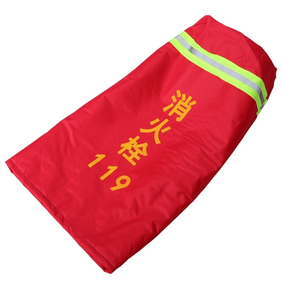 FUEENIRVA Hydrant Protective Cover Red Cloth 1Set 27.6x15.7x15.7in