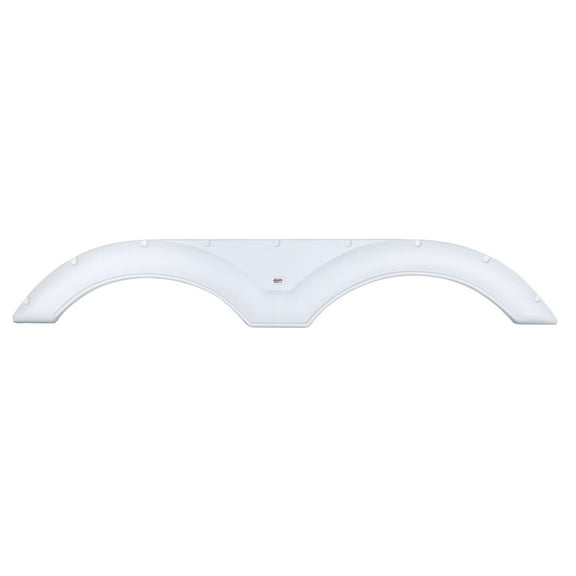 Icon 12850 Tandem Axle Fender Skirt FS2850 for Cruiser - Polar White