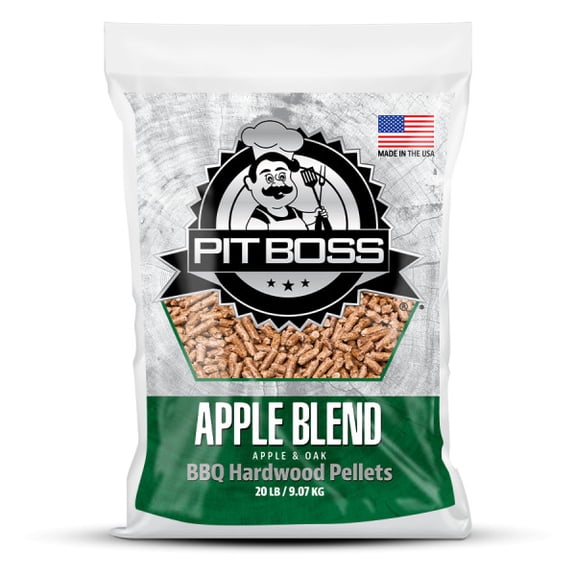 Pit Boss Apple Flavor Hardwood Grilling Pellets - 20lb Bag