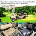 thumbnail image 6 of 10L0L Golf Cart Seat Cover Fit Club Car Precedent Yamaha, Washable Polyester Front / Rear Seat Cover- L, 6 of 10