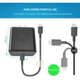 thumbnail image 3 of 45W USB C Fast Charger For Motorola One Hyper -Super Fast Charging 45W Wall Charger with 3.3FT USB C Cable - BLACK, 3 of 4