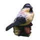 thumbnail image 3 of Figuras de pájaros en miniatura, figuras de jardín, modelos de pájaros, juguetes, miniaccesorios de resina gris, 3 of 9
