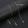 thumbnail image 1 of HIYEE Stainless Steel Snake Chain Necklace Chains for DIY for Women Jewelry Making Findings Pendants Lobster Clasps Wholesale, 1 of 5