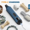thumbnail image 3 of JEEXI Dog Nail Grinder – 5-Speed Professional Pet Nail Trimmer with Dual LED Lights, Diamond Drum Bit, Super Quiet & Low Vibration, 3 Grinding Ports for Small, Medium & Large Dogs, USB-C Rechargeable, 3 of 9
