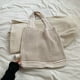 thumbnail image 4 of Bolso Mano Tejido para Mujer Hombro Con Flores A La Playa Verano (albaricoque), 4 of 6