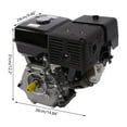 thumbnail image 2 of TOOL1SHOoo Gas Engine 15HP 4-Stroke Go Kart  Gasoline OHV Motor, 2 of 9