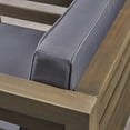 thumbnail image 7 of Noble House Oana Outdoor 4 Seater Club Chair & Coffee Table Set Gray, 7 of 7
