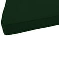 thumbnail image 2 of Jordan Manufacturing 40" x 17.5" Forest Green Solid Rectangular Outdoor Swing Bench Glider Cushion with Welt, 2 of 8