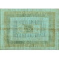thumbnail image 1 of Ahgly Company Indoor Rectangle Abstract Light Blue Modern Area Rugs, 6' x 9', 1 of 4