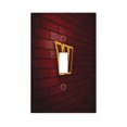 thumbnail image 1 of Panel de interruptores de pared con marco romano de cuero simple y luces de conmutación de comandantes, interruptor de luz simple, doble o con tirador, 1 of 8