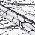 thumbnail image 3 of Decoultimatex Black Valance Curtains for Windows Print Tree Branch Semi-Sheer Valance，1 Panel 50"W x 15"L, 3 of 5