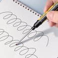thumbnail image 6 of Long Nib Deep Hole Marker Pen, 1.77-Inch Extra Length Tip for Precise Marking, Refillable Waterproof Construction Marker, Carpenter Pen for Woodworking Plumbing, , A Black Long-Tipped Marker, 6 of 9