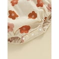 thumbnail image 6 of Bagilaanoe Newborn Baby Girl Rompers Floral Print Sleeveless Bodysuits 3M 6M 9M 12M 18M Infant Casual One Piece Short Jumpsuit, 6 of 7