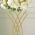 thumbnail image 2 of Efavormart 2FT Tall Gold Metal Mermaid Tail Flower Frame Table Centerpiece, Wedding Floral Display Stand, 2 of 11
