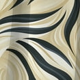 thumbnail image 2 of Designart "Zebra Harmony In Cream" Abstract Blackout Modern Curtain, Abstract, 2 of 4