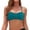 a-Dark Green, variant on Solid Twist Front Bikini Top Women's Adjustable Thin Spaghetti Strap Full Lined Swim Top Separates for Beach Pool Summer Vacation