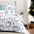 thumbnail image 5 of Southshore Fine Living, Inc. Christmas Comforter w/ Pillow Shams & Throw Pillows, Wreath & Reindeer, 5 of 8