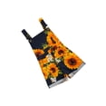 thumbnail image 5 of Toddler Baby Girl Sunflower Overalls Shorts with Pocket Suspender Trousers, 5 of 10