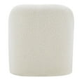 thumbnail image 6 of Pemberly Row 19.5" Faux Shearling Fabric Accent Arm Chair in Beige, 6 of 8