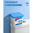 thumbnail image 4 of Vacplus 2 Lb Moisture Absorber Bucket, 2 Count, Calcium Chloride Dehumidifier for Basement, Closet & Bathroom, 4 of 8