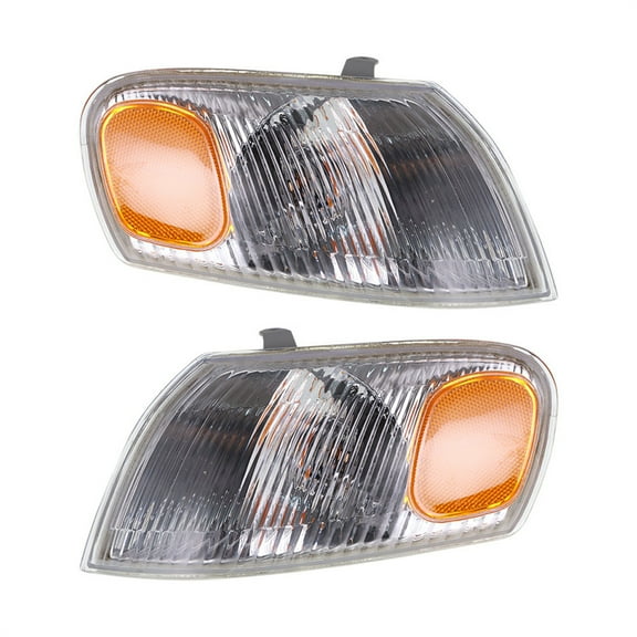2-Pack Turn Signal Lights Park Signal Corner Marker Lights Replacement for 1998-2000 Corolla TO2520150, TO2521150